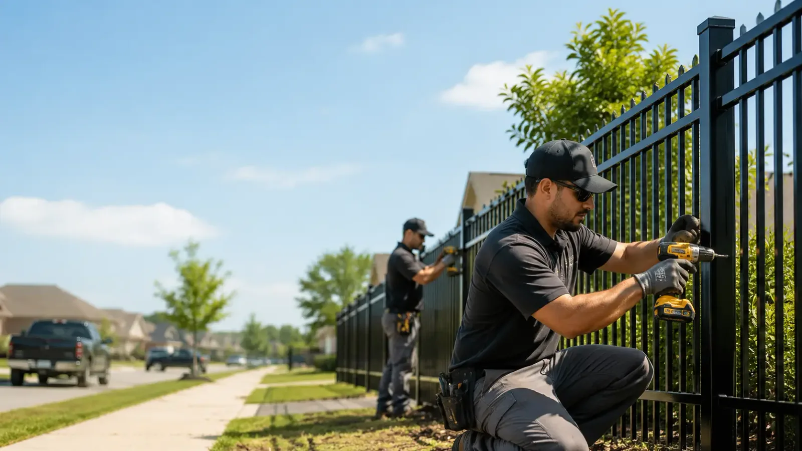 Metal Fence Installation in Rochester, WI